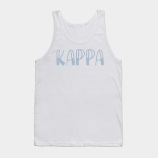 Light Blue Kappa Letter Tank Top